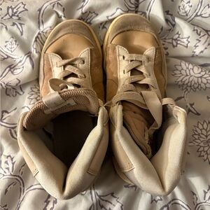 Nike Beige High-Top Sneakers